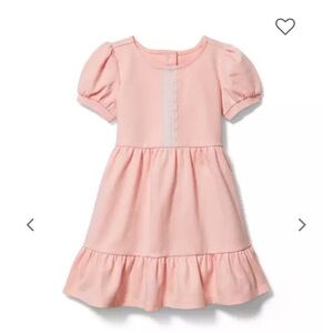 Janie and Jack Pink Kids Dress size 6 guc